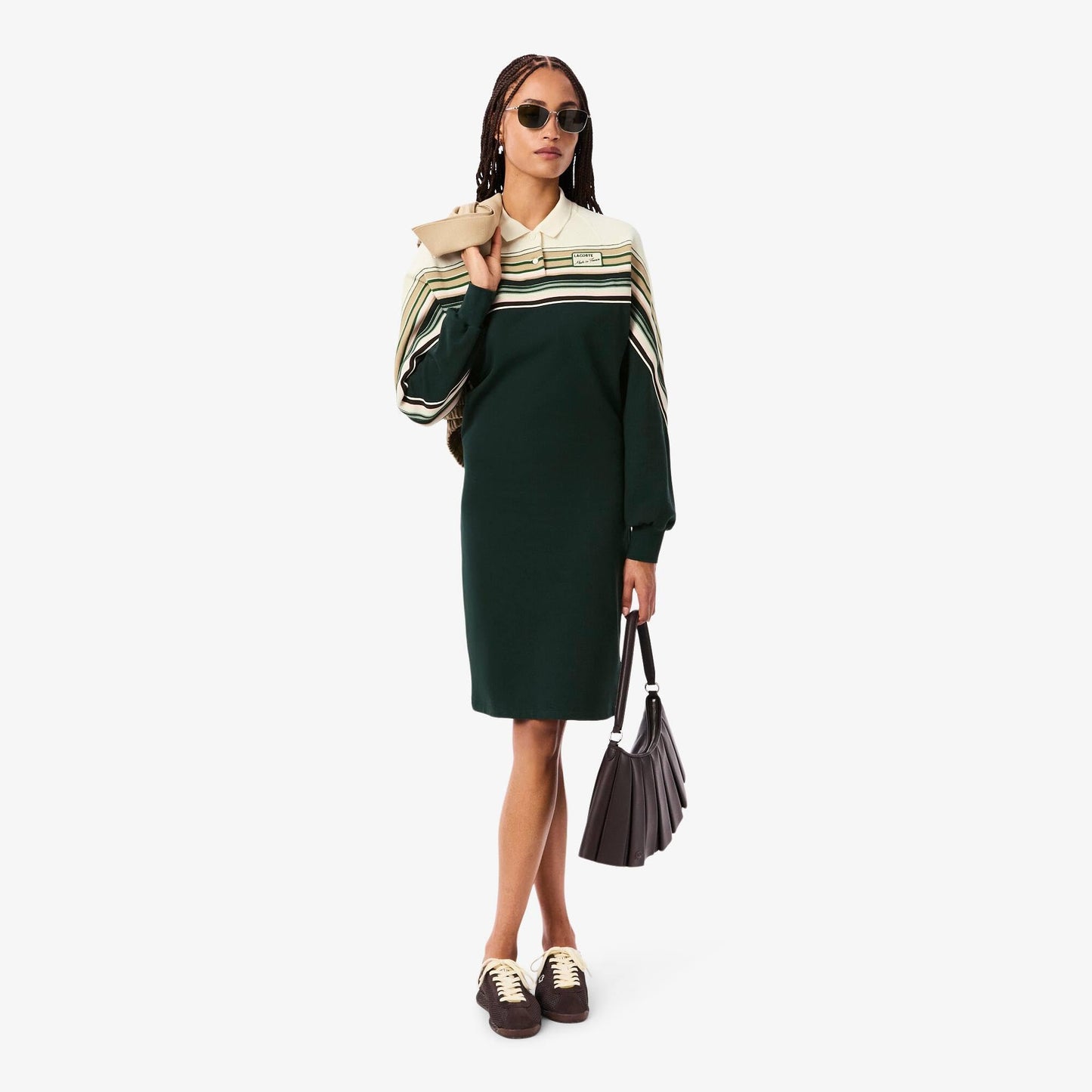 Slim Fit French Made Pique Dress