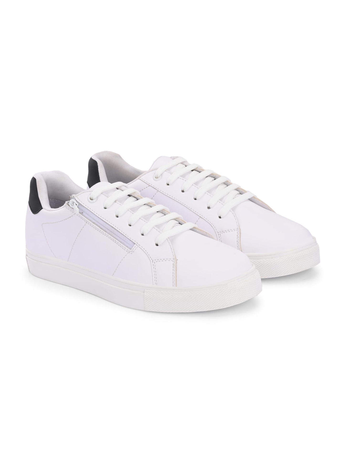 Centrino Women Casual Sneaker | Ultra Soft Cushion | Trendy & Lightweight Design | Low Top Flat Sole | Colorblock Sneakers | White Sneakers Girl Shoes 7607-19