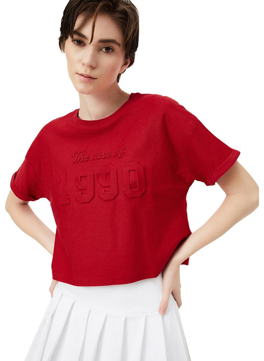 Max Women's Regular Fit T-Shirt (SP25SR06_Red