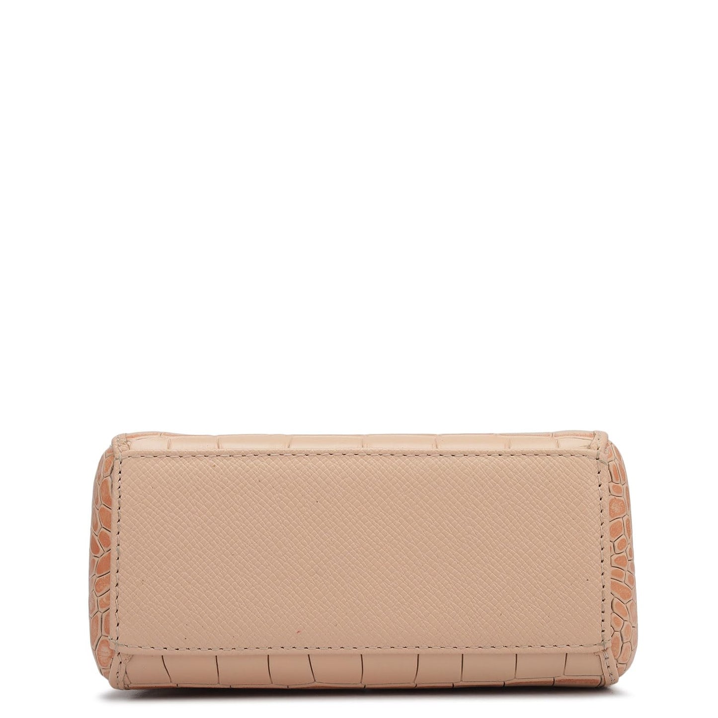 Da Milano Leather Satchel Bag for Women - Pink