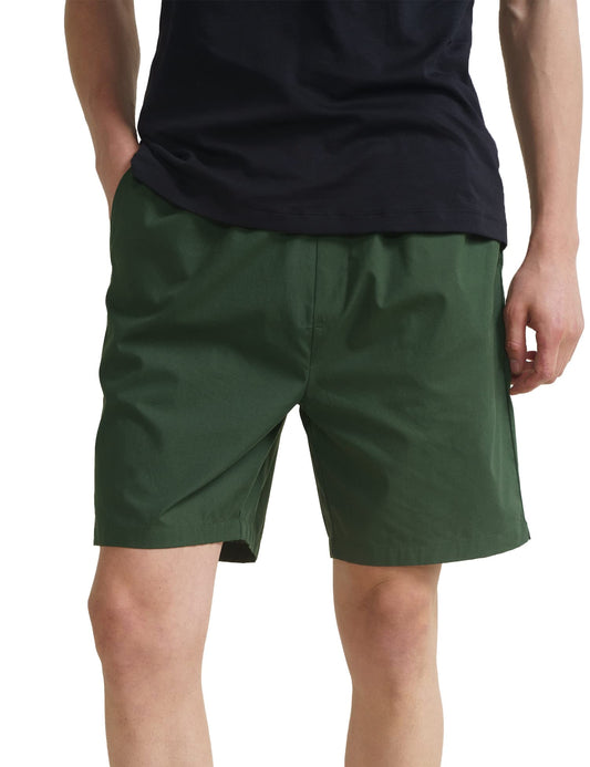 DAMENSCH Statement Ultra-Light Casual Lounge Shorts-Pack of 1-Forest Green-X-Large