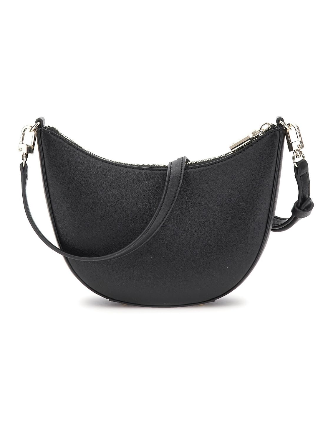 GUESS Black Applique Zaria Mini Top Zip Shoulder Bag