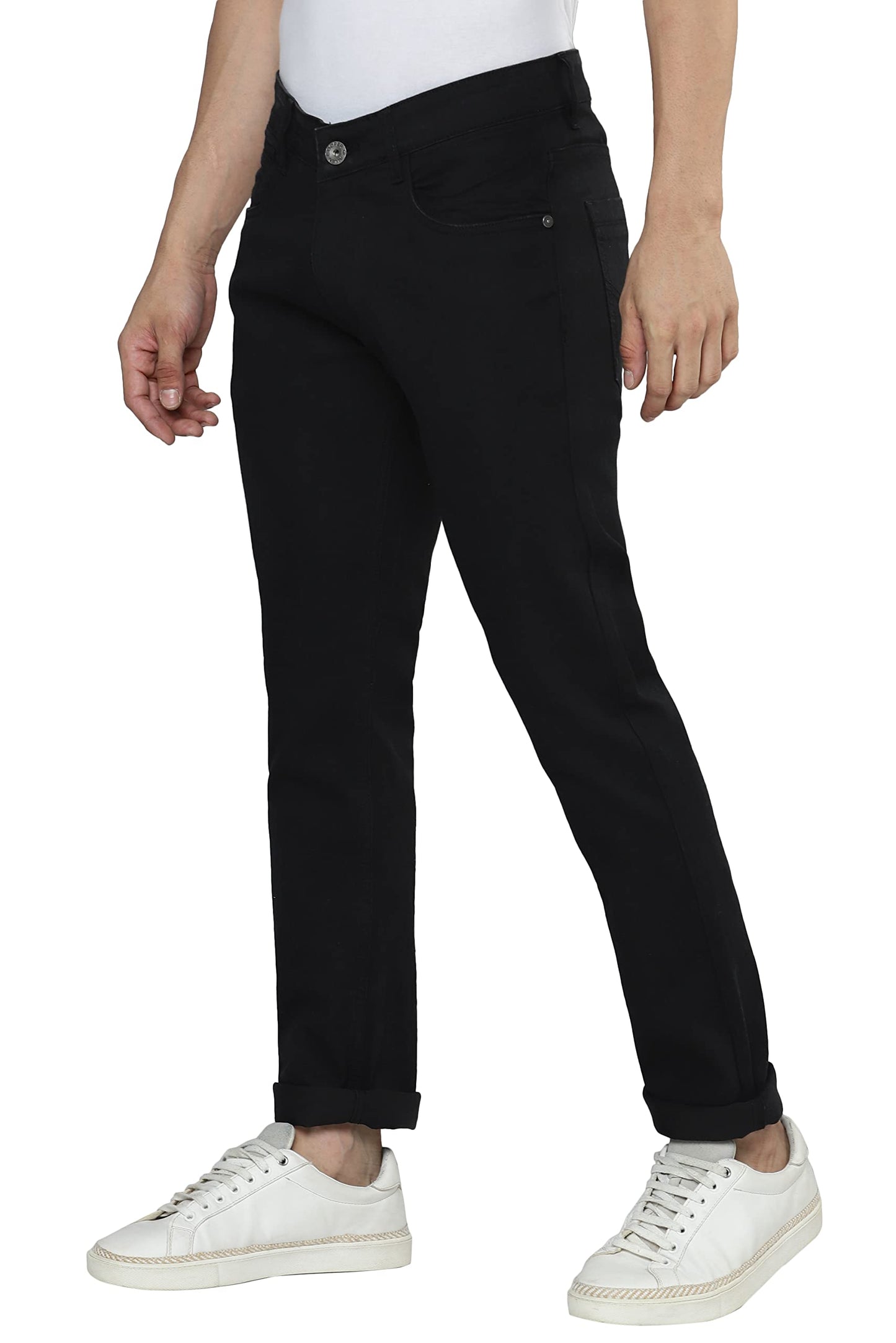 Allen Cooper Black Denim Jeans