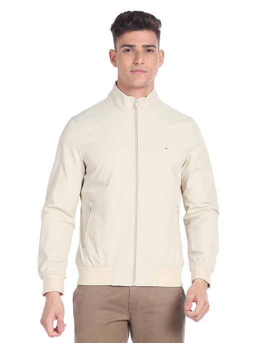 U.S. Polo Assn. Men's A-Line Coat (USJCK0380_Beige
