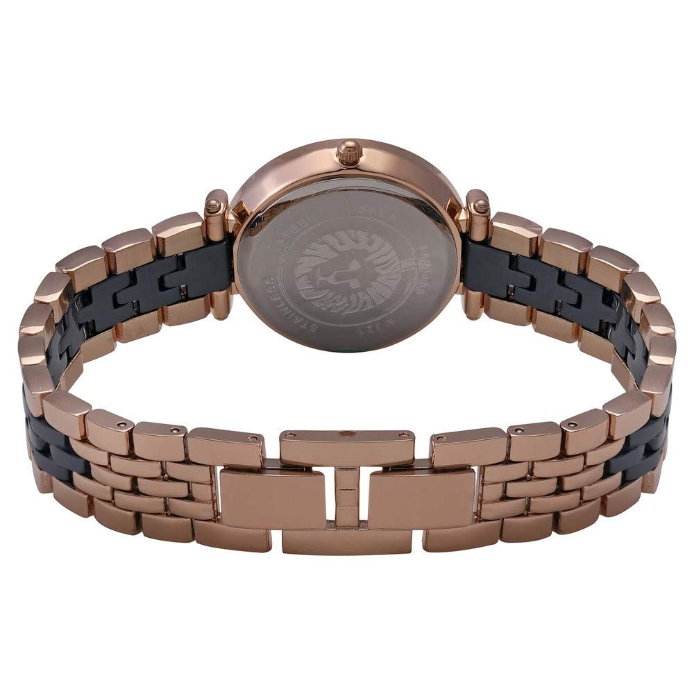 Tommy Hilfiger Anne Klein Quartz Analog Mother of Pearl Dial Ceramic Strap Watch for Women-NEAK3158NVRG