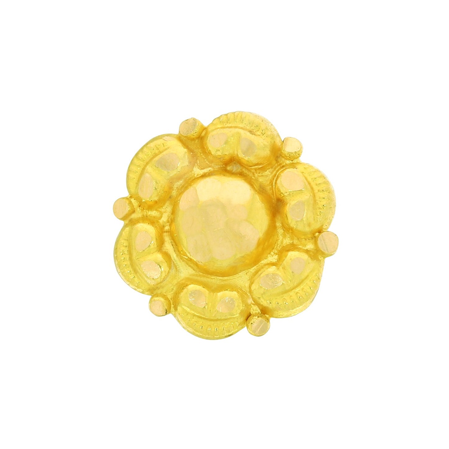 Joyalukkas 22KT Yellow Gold Stud Earrings for Girls