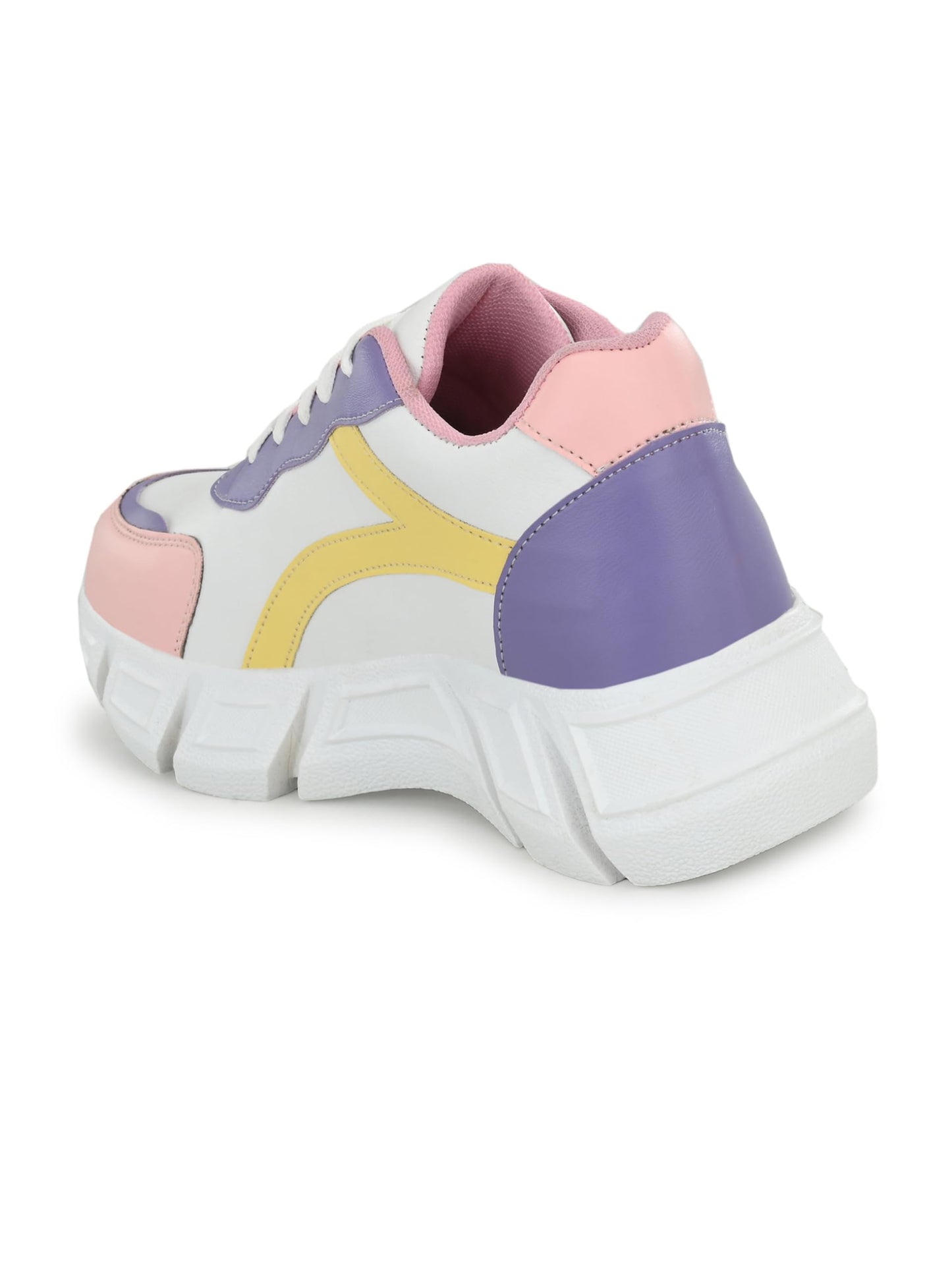 STANPHORD Women's Bliss White Sneakers_4 UK (TPRM 13003)
