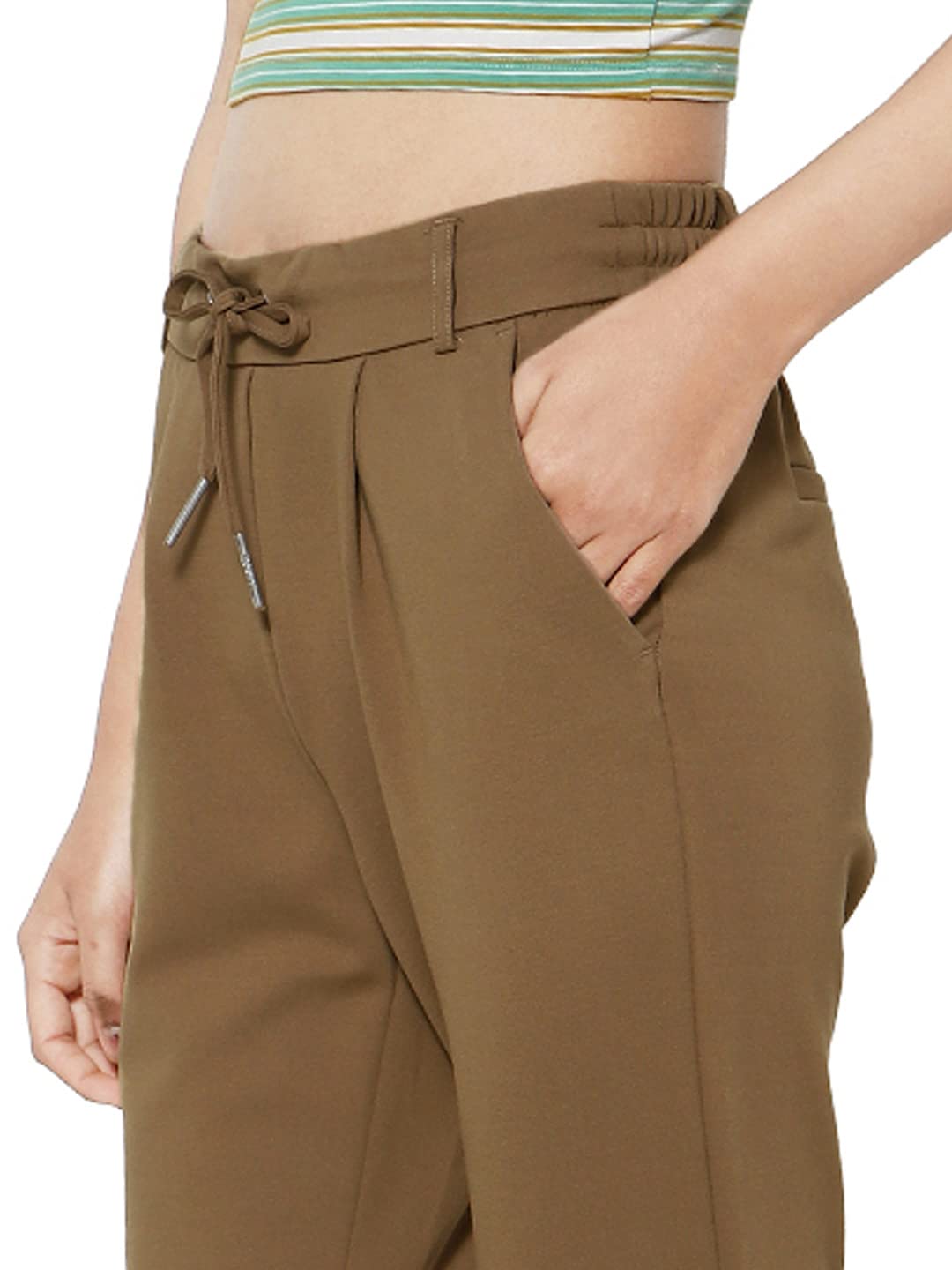 ONLY Women's Slim Pants (213081601_Otter_XS)