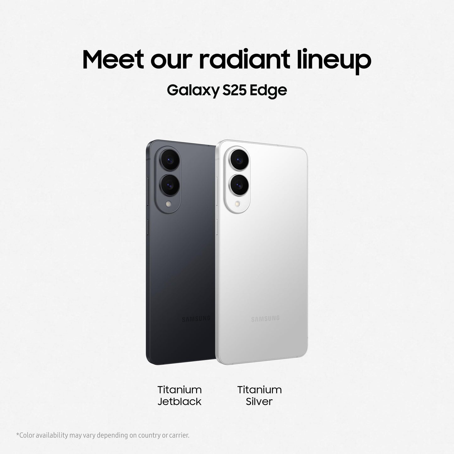 Samsung Galaxy S25 Edge 5G AI Smartphone (Titanium Silver, 12GB RAM, 512GB Storage) | Precision Built with Titanium | Ultra-Sleek and Premium with a 200 MP Camera | Snapdragon 8 Elite for Galaxy