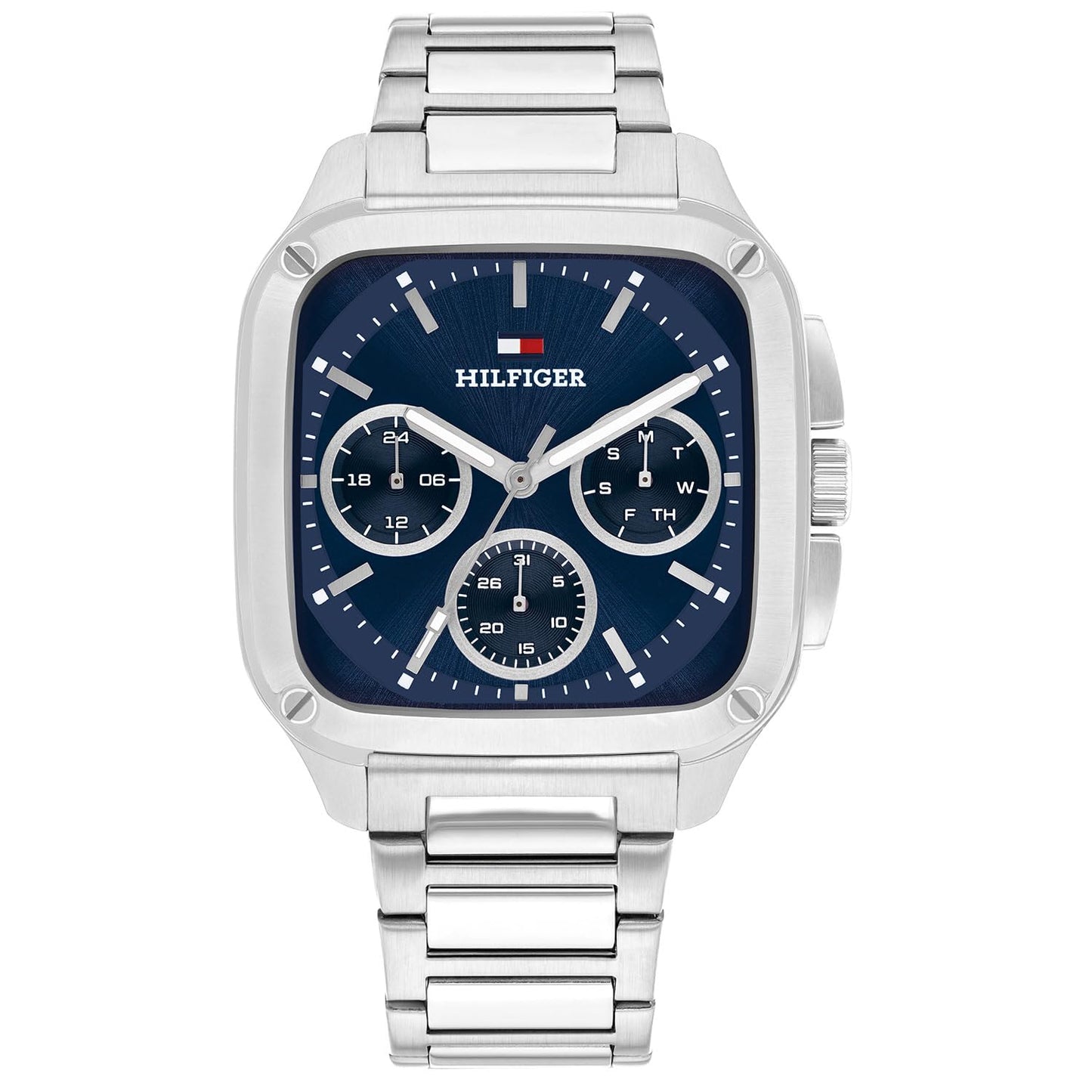 Tommy Hilfiger Herald Quartz Analog with Blue Dial Silver Stainless Steel Strap Watch for Men - TH1792222