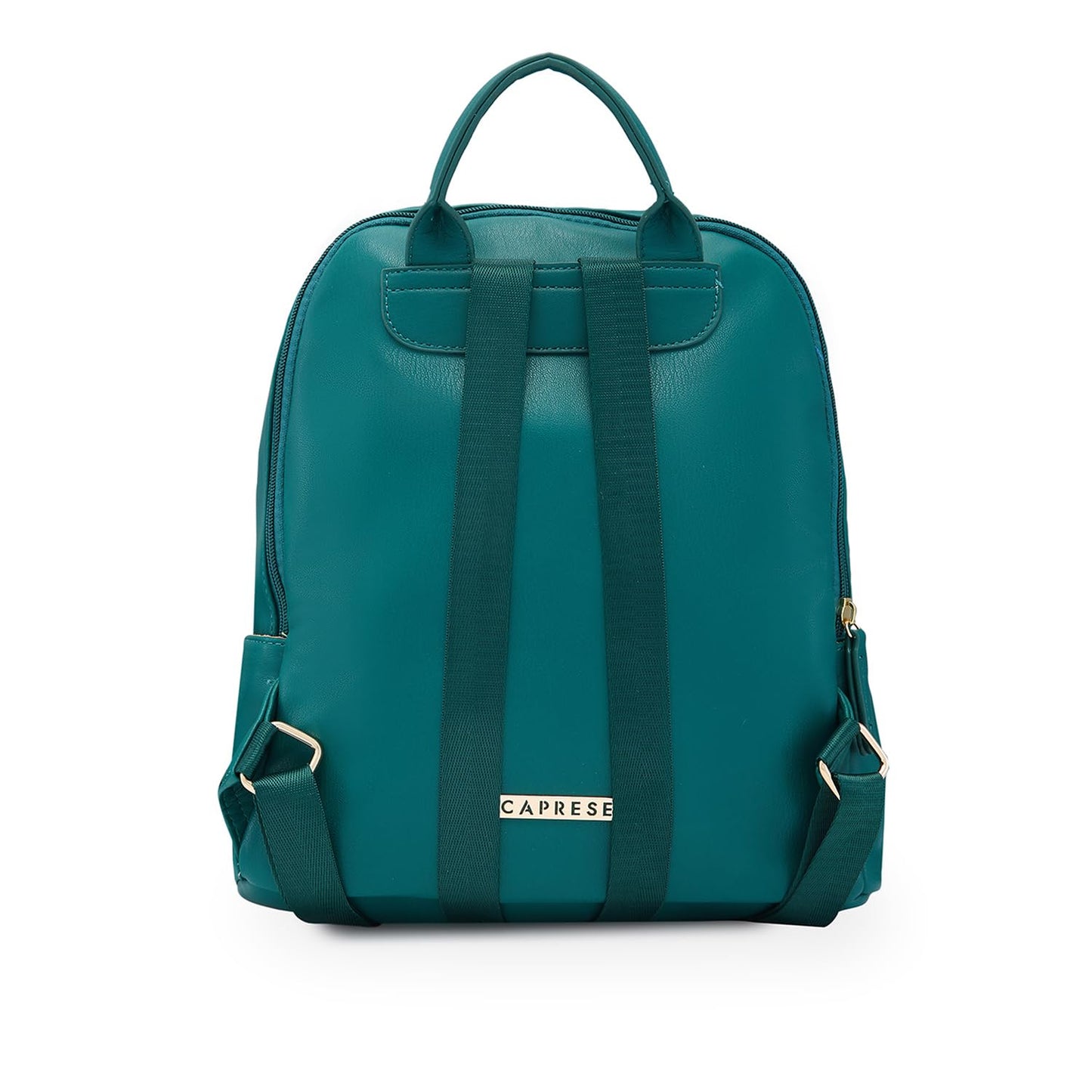 Caprese Merlin Casual Backpack, Medium | Fashion Backpack for Women with Adjustable Shoulder Strap & Secure Zip Closure | Spacious, Versatile for Everyday Outings and Travel (Green)