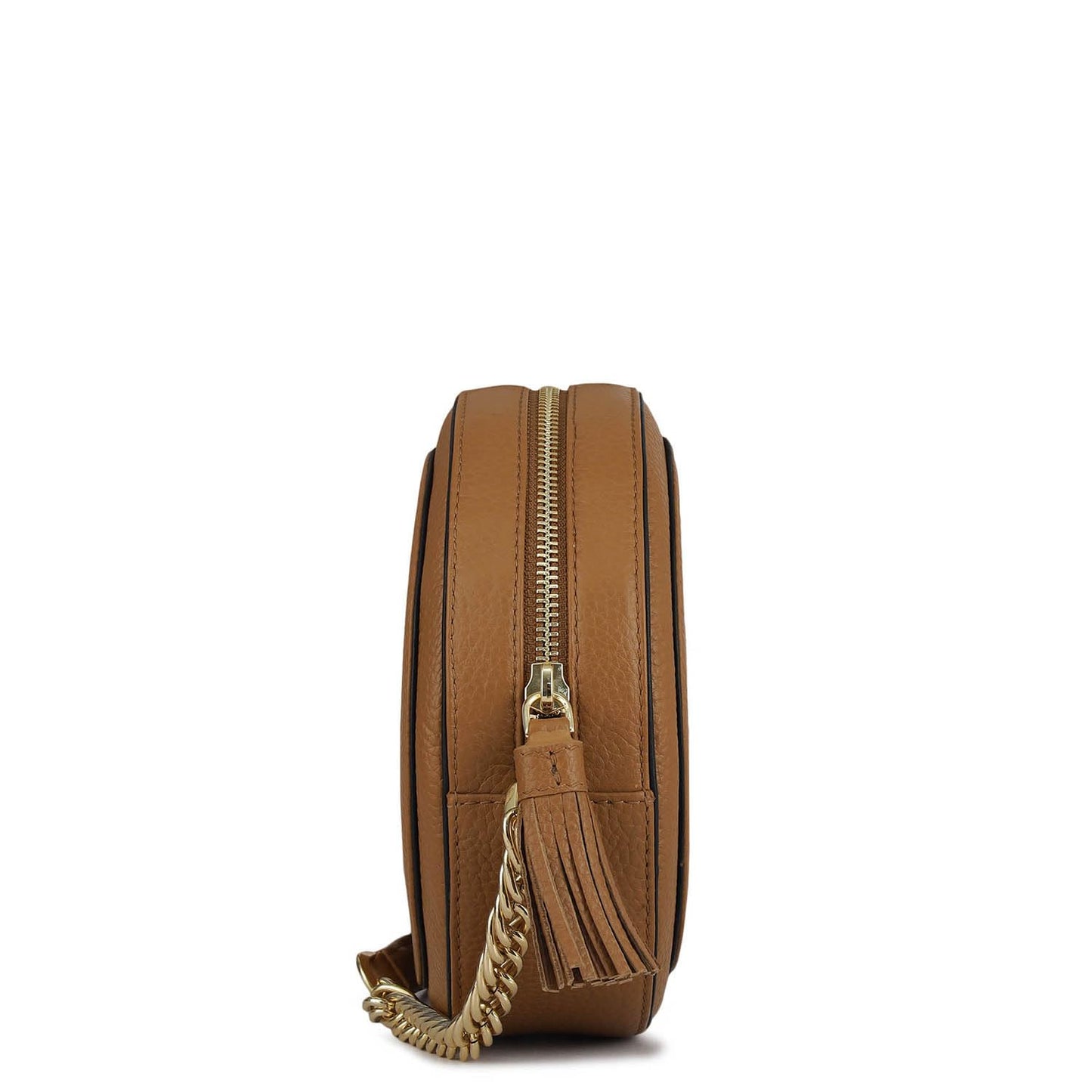 Da Milano Women's Leather Sling Bag - Caramel