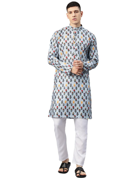 Luxrio Kurta with Pyjama Kurta Set for Men Long Regular Fit(KTSETLN-83-38)