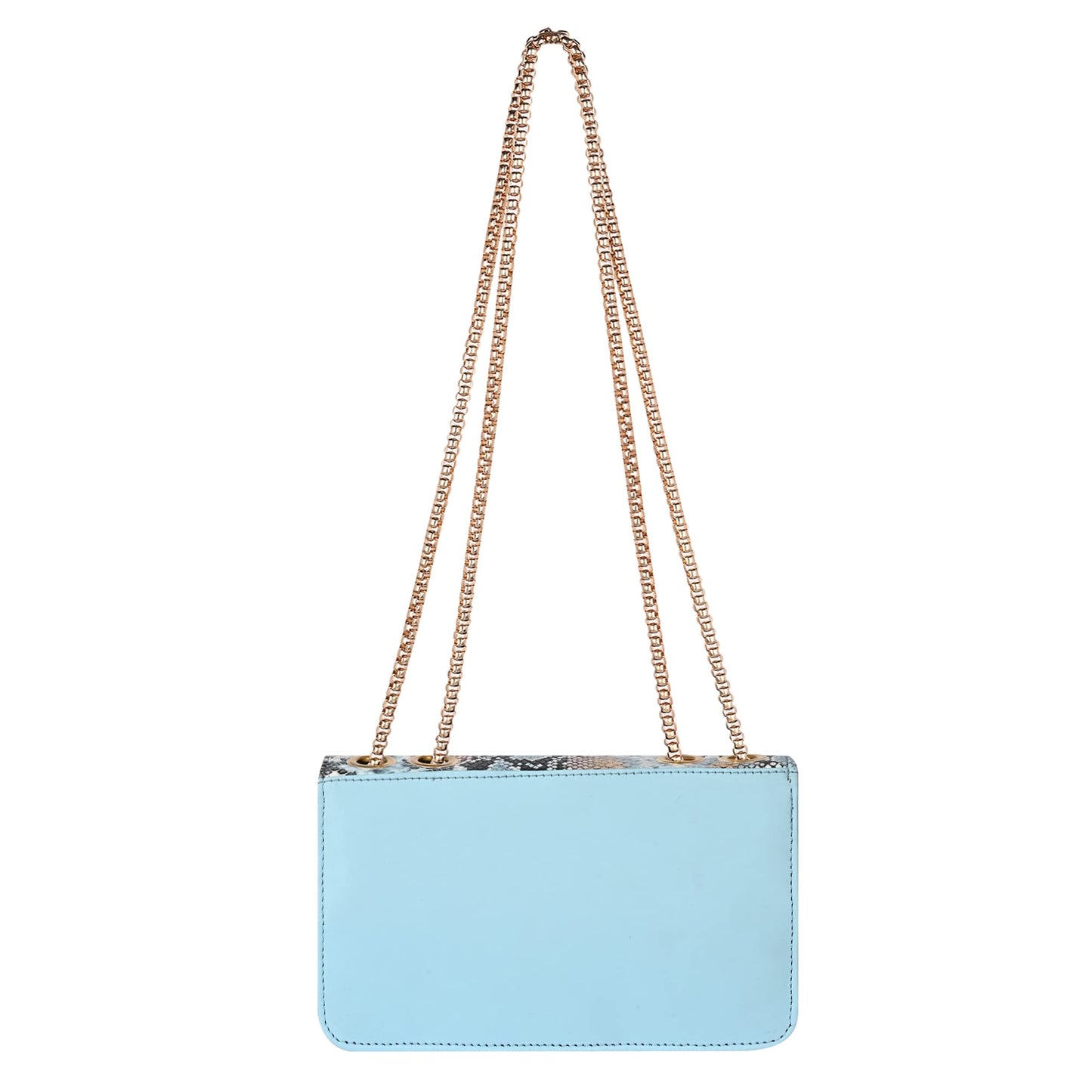 Pramadda Pure Luxury LUXE Sling Bags for Women Stylish | Ready To Go Trendy Side Crossbody Shoulder Sling Purse for Girls | Snake Print, Solids, Top Grain Texture Vegan Leather. (Snake Blue)