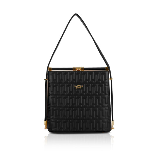 Lavie Luxe Women's Glarel25 Satchel Bag for Women | Satchel Handbag for Work | Ladies purse | Stylish Shoulder Bag | Gift for Women