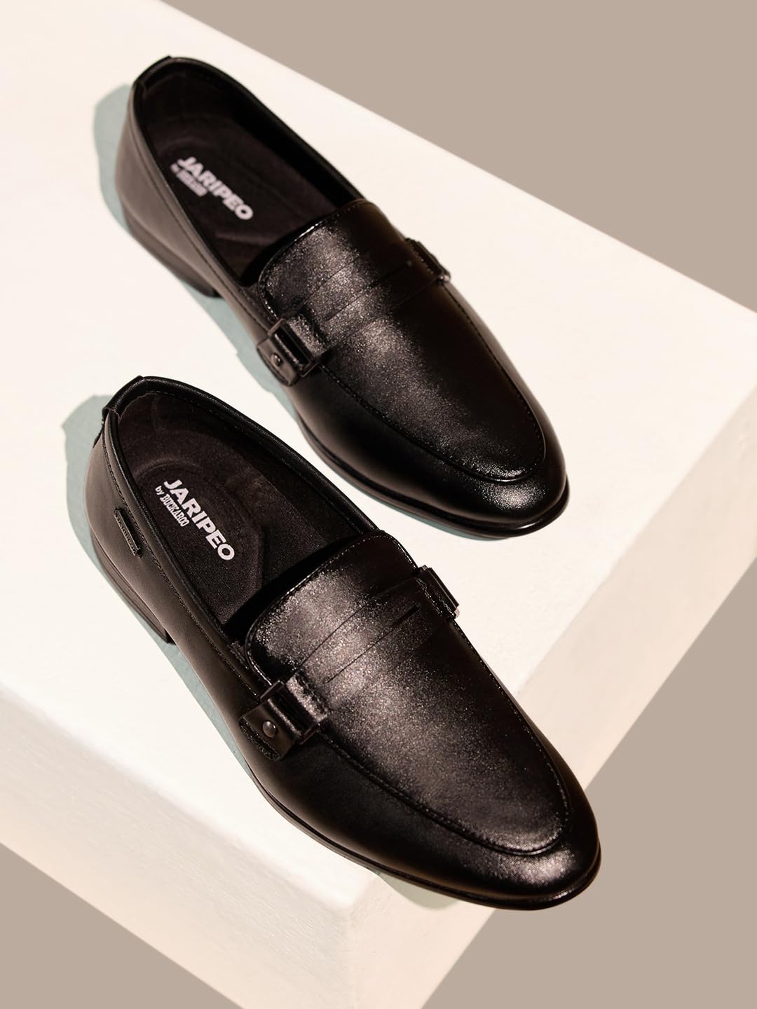 Buckaroo Jaripeo Vegan Leather Black Casual Shoes for Men: Noble