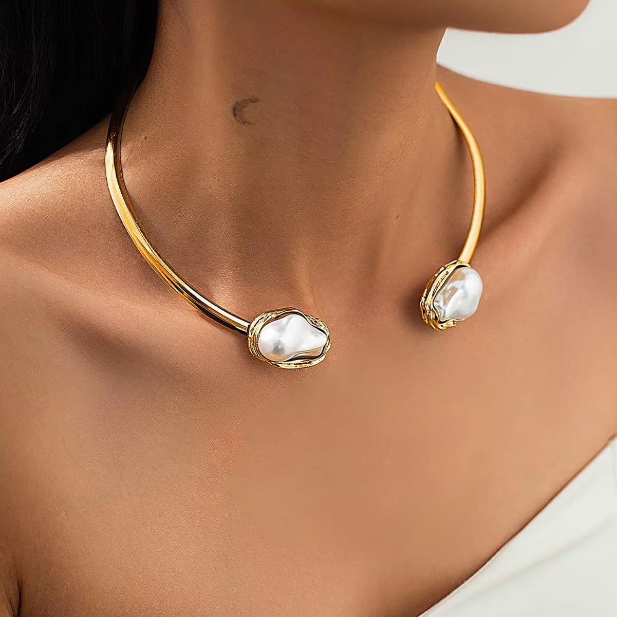 Shining Diva Fashion Latest Stylish Design Fancy Bracelet Ring Necklace Jewellery Set for Women (16556s)