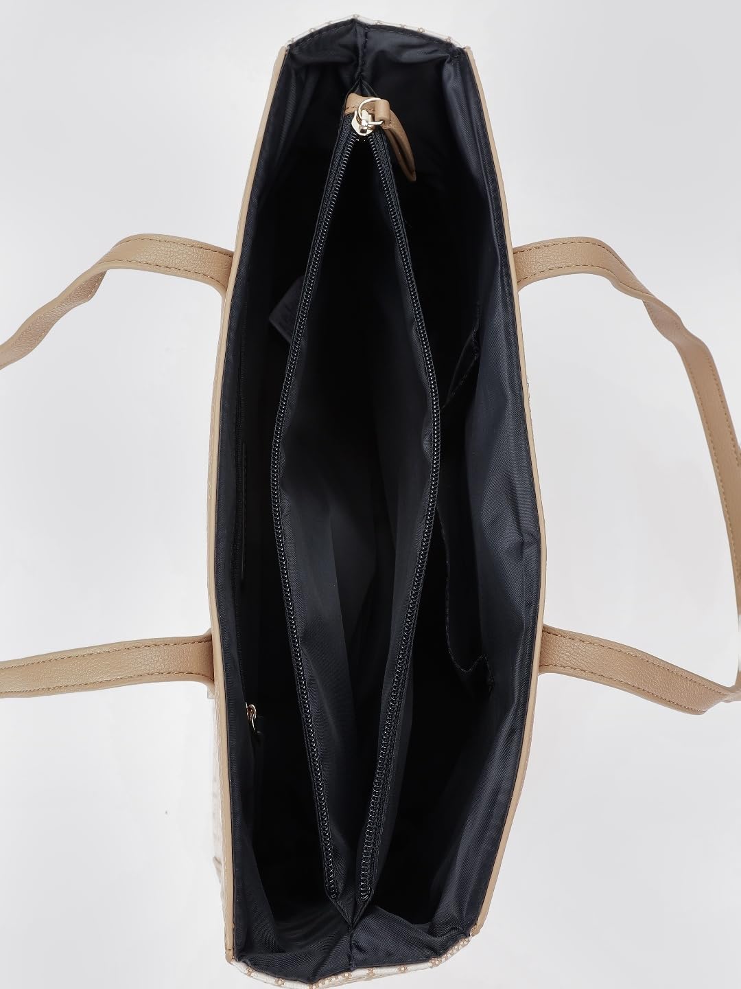 Tommy Hilfiger Logo Brown Polyester Tote Bag