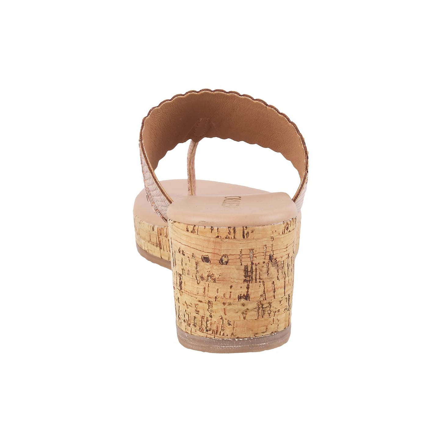 Metro Womens Synthetic Chikoo Slip Ons - SaumyasStore