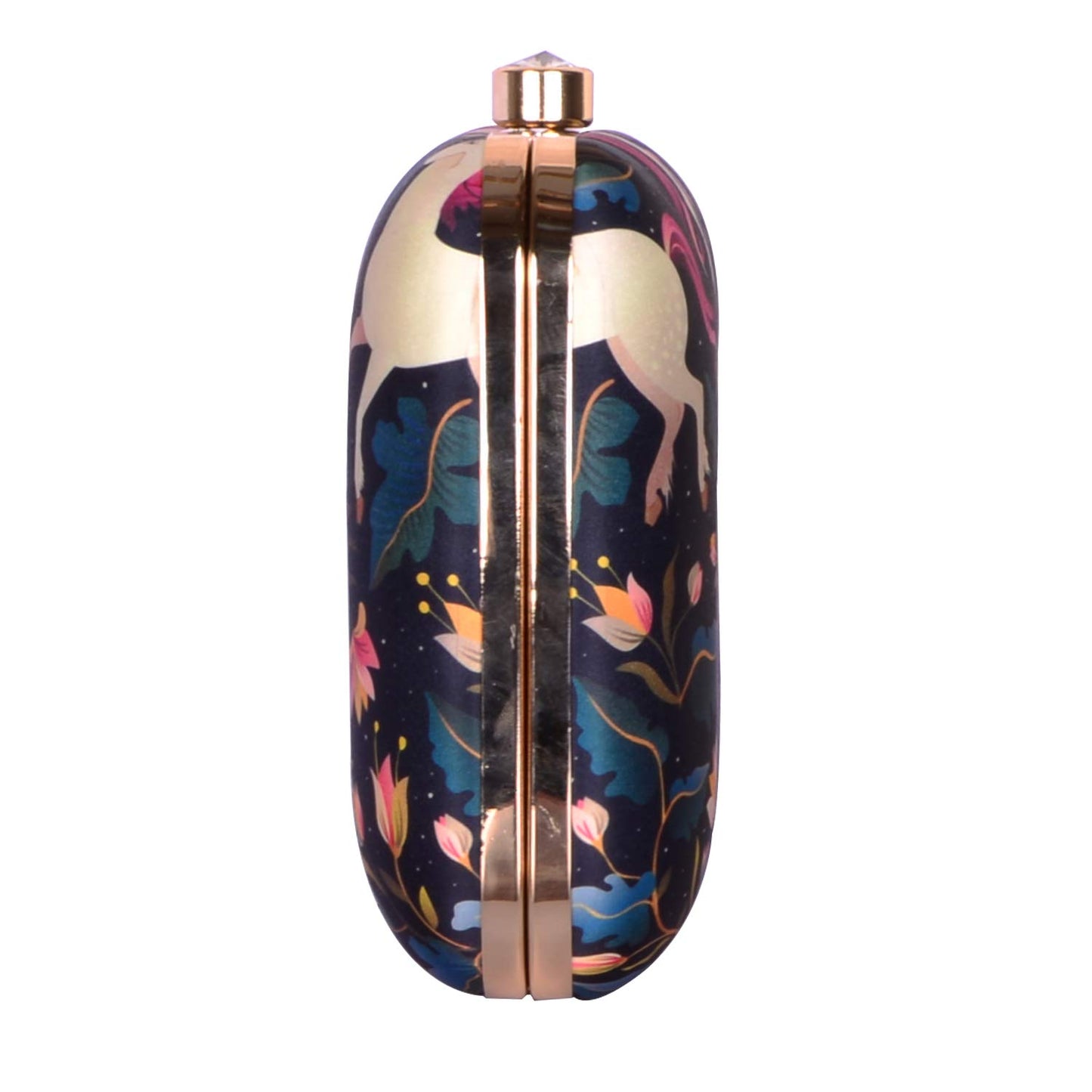 Artklim Women's Unicorn Clutch Bag with Detachable Sling (Multicolour)