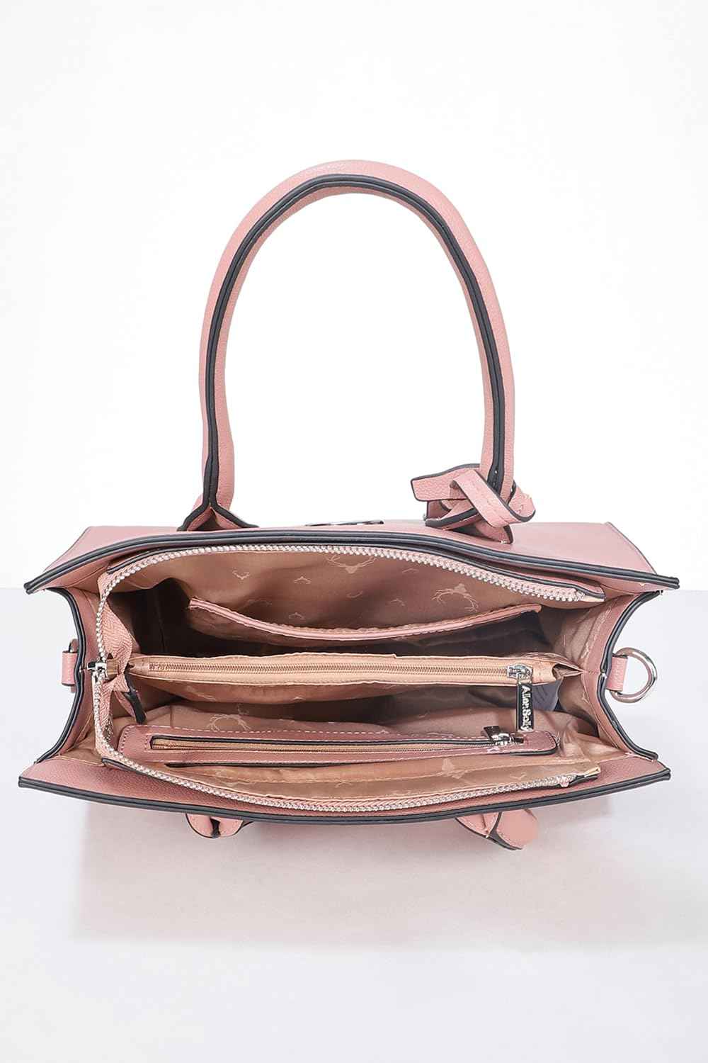 Allen Solly Women Dusty Pink colour Handbag_AHBGFRGBS02403 Size-29 * 12 * 24.5cm
