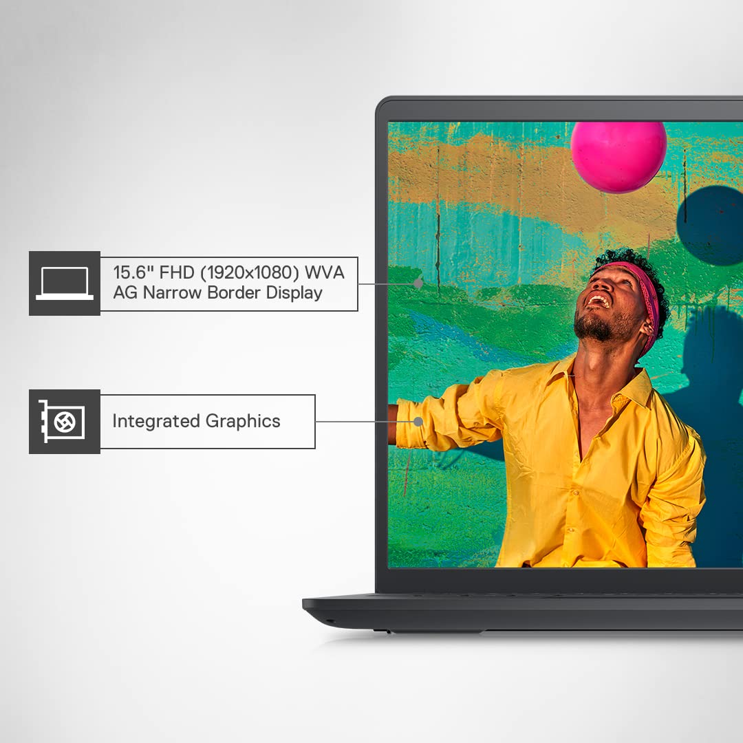 Dell Inspiron 3511 Laptop, Intel Core i3-1115G4/8GB DDR4/512GB SSD/Windows 11 + MSO'21/15.6" (39.62cm) FHD, 3 Sided Narrow Border Design with FHD display/15 Month McAfee/Carbon Black/1.8kg
