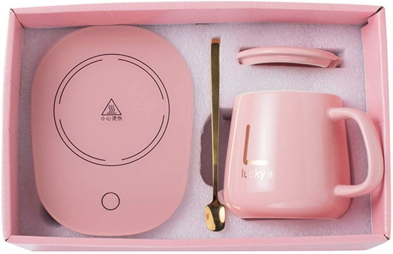 Rugmi Coffee Mug Warmer with Auto Shut-Off – Electric Cup Heater Plate with Thermostat – Desktop Beverage Warmer for Home Office(Multicolor)