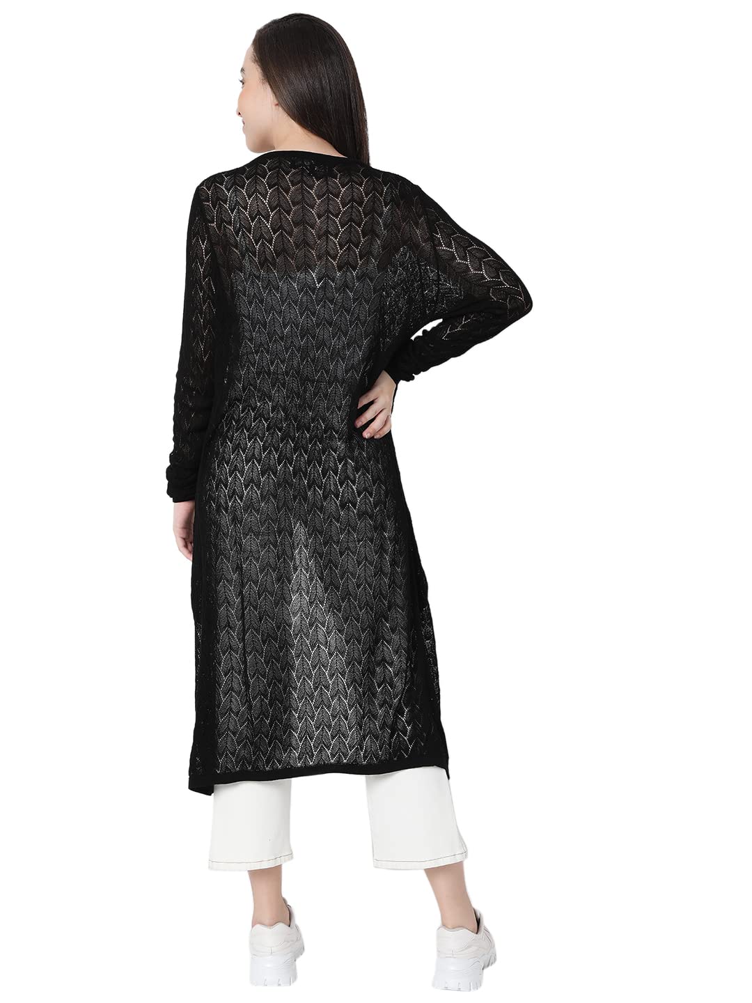 VERO MODA Regular Fit Shrug(148008501_Black_XS)