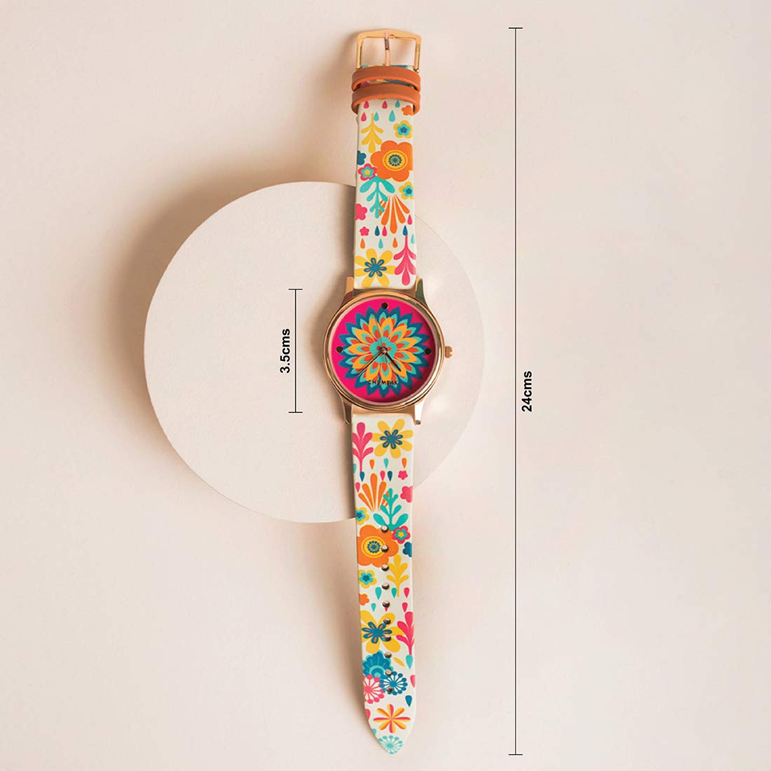 TEAL BY CHUMBAK Round Dial Analog Hand Watch for Women, Gifts for Women/Girls/Ladies, Stylish Fashion Watch for Casual/Work