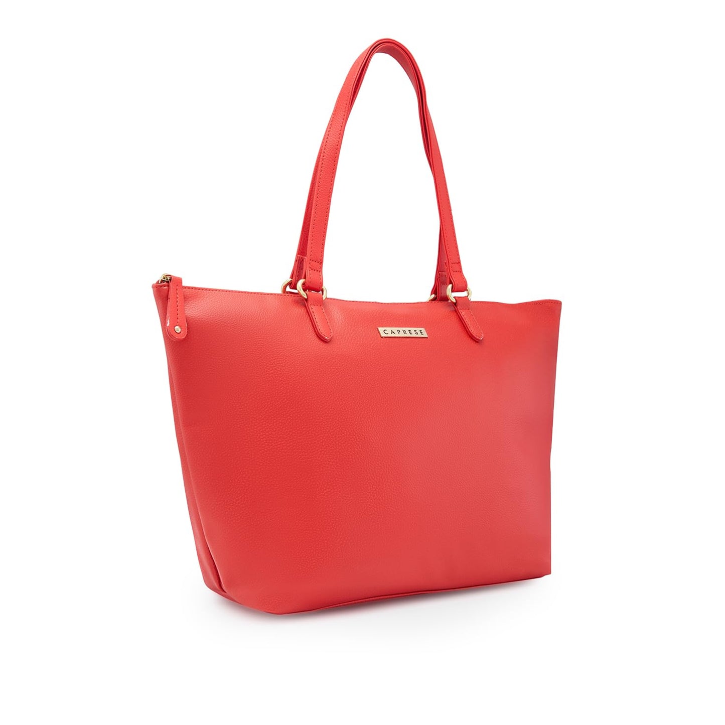Caprese Ivy Tote Bag, Large-Red | Stylish Handbag for Women | Spacious, Versatile Office & Daily Essentials Tote | Top Zip Closure