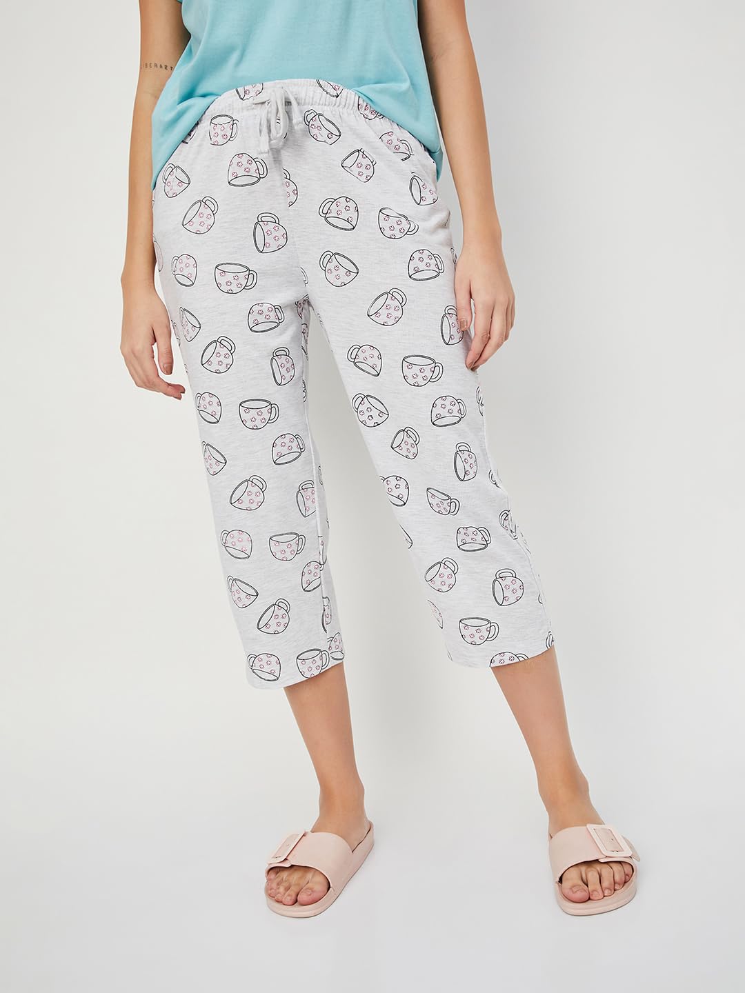 Max Women's Classic Pajama Set (GIONCS08_Aqua_XL