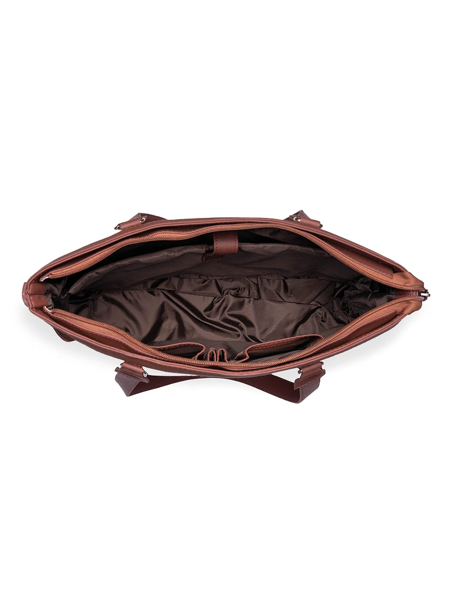 ZOUK Office Bag | Stylish Bags for Office Use | Laptop Bag 15.6 inch | Stylish Tote for Office Use | Purse for Women | Vegan Leather Handbag | Daily & Travel Use | Jodhpur Damask