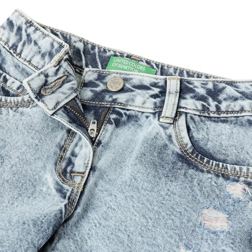 United Colors of Benetton Girl's Shorts (25P4DENC0908I901_Blue