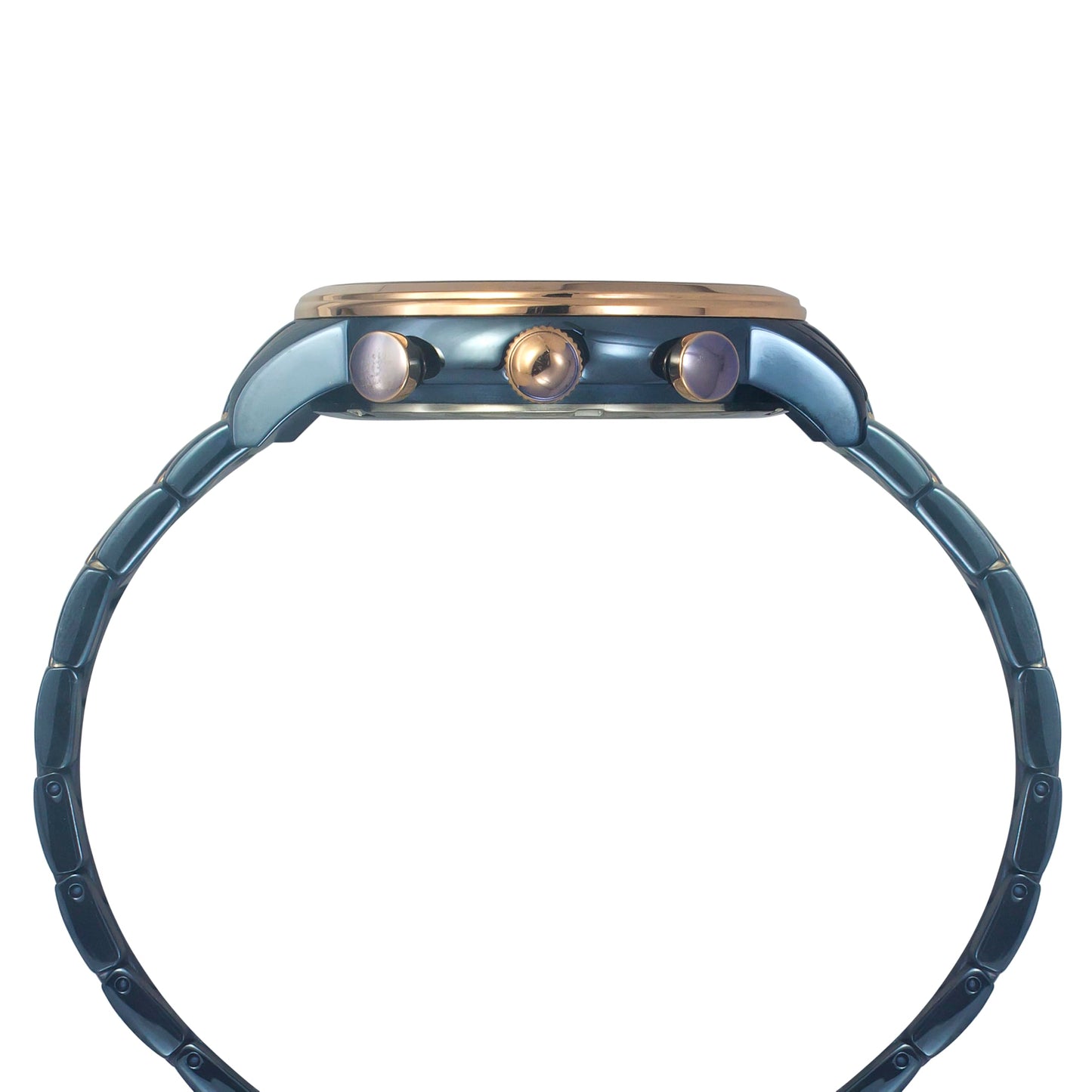 TIMEX Analog Watch for Man with Blue Round Dial & Multicolor Stainless Steel Bracelet Band Water Resistant Men's Wrist Watches - TWEG20207