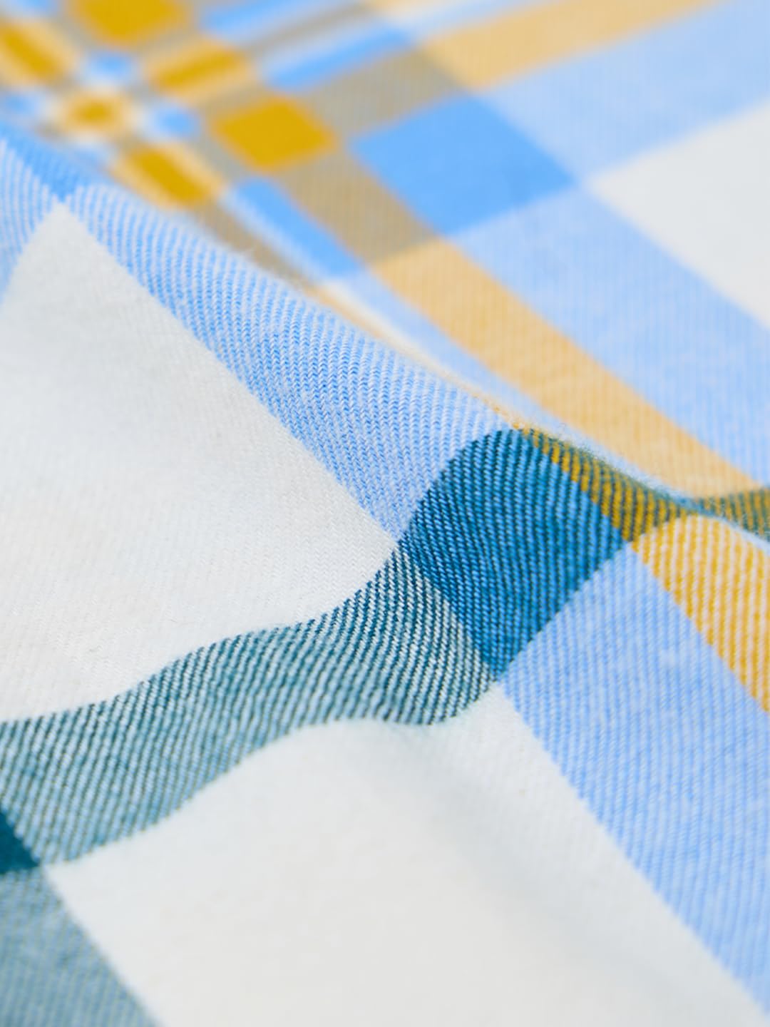 The Souled Store Plaid: Sailor Men and Boys Long Sleeves Collared Neck Button Front White Cotton Regular Fit Utility Shirts