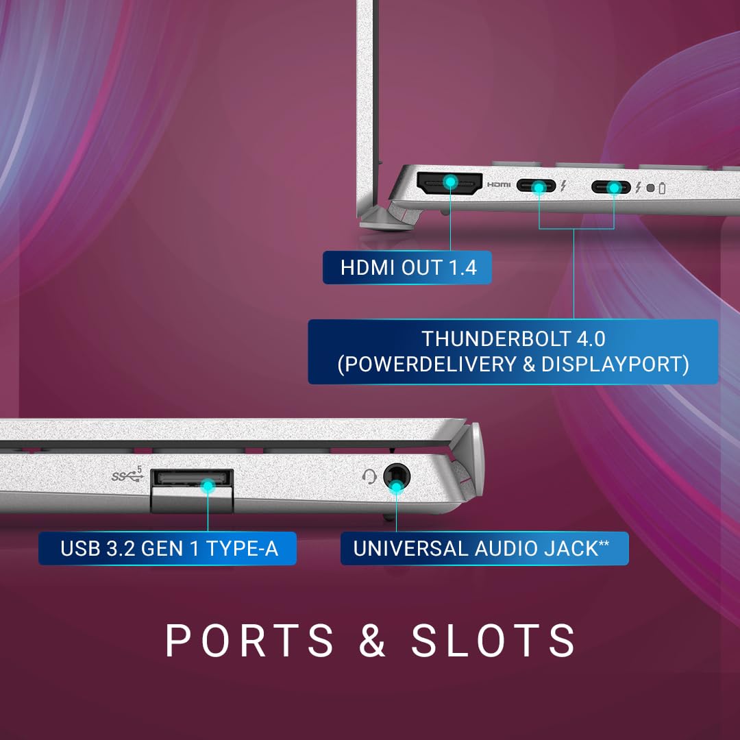 Dell New Inspiron 13 Laptop with AI Enabled Intel Core Ultra 7 155H Processor, 16GB LPDDR5X, 1TB SSD, 13.3" (33.78cm) QHD+ 300nits, Backlit KB + FPR, Win 11+MSO'24, 15 Month McAfee, Silver, 1.24kg