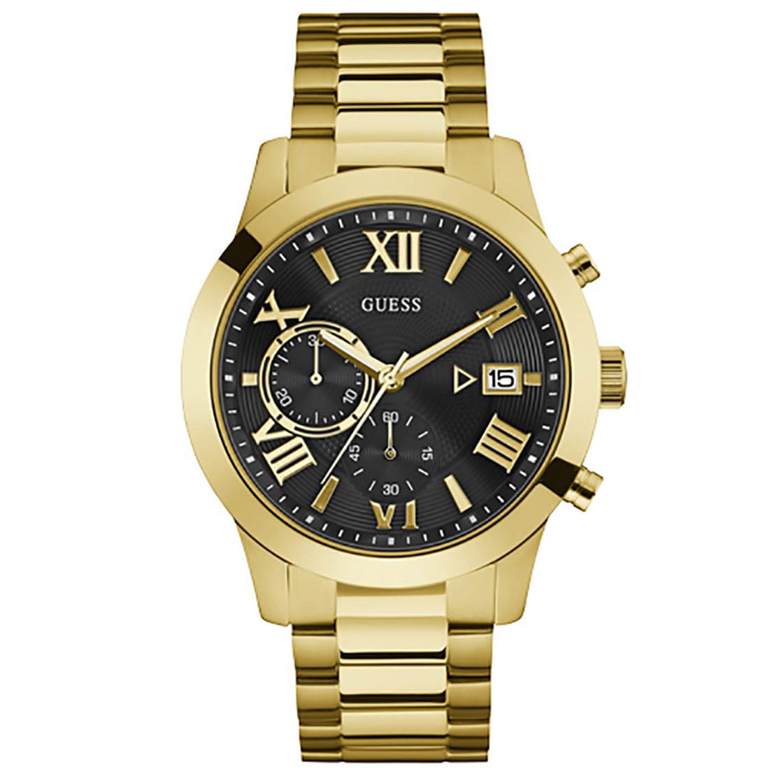 GUESS Analog Black Dial Men's Watch-28e40e45-b57a-491a-81de-f2d9ae95e32d