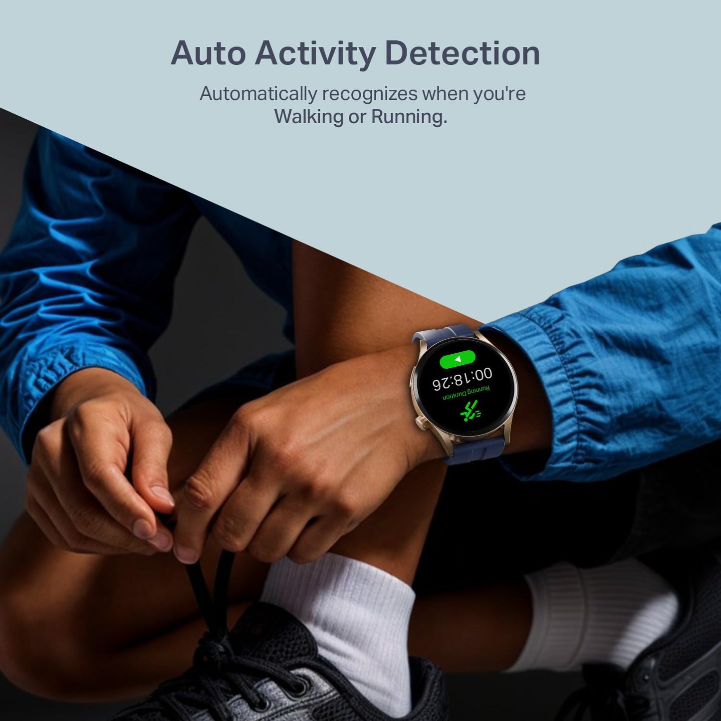 boAt Chrome Horizon, Video Watch Faces, 1.51” AMOLED Display, HRV & VO2 Max, Auto-Activity Detection, ASAP Charge, Advanced Bluetooth Calling, IP68, Heart Rate & SpO2 Monitor Smart Watch(Royal Blue)