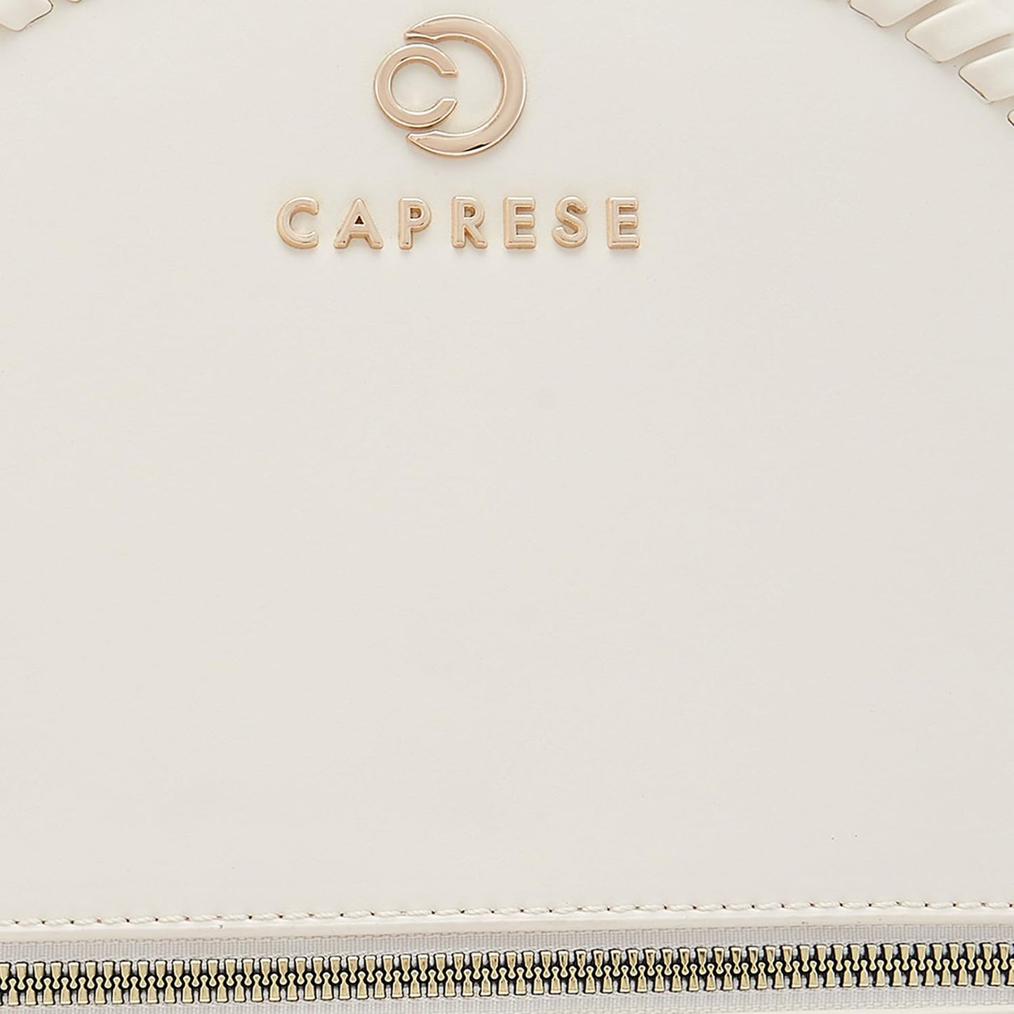 Caprese Ramani Casual Backpack, Small | Fashion Backpack for Women with Adjustable Shoulder Strap & Secure Zip Closure | for Everyday Outings and Travel | Ideal for Students, Professionals (White)