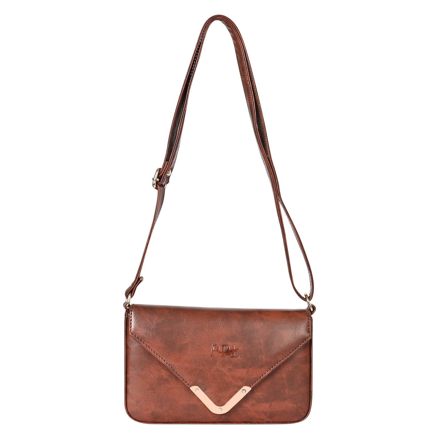 Pramadda Pure Luxury LUXE Collection Soft Touch Leather Sling Bag For Women Stylish | Trendy Side Crossbody Chain Purse For Girls | Mobile Bags For Ladies Travel. (Georgia - Mocha Brown)