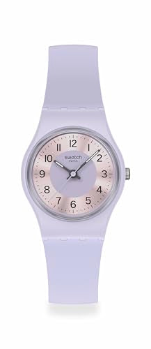 Swatch Womens Casual Watch Purple Bio-sourced Quartz Lilac Lightness, Purple