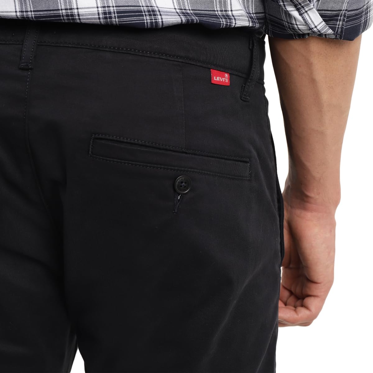 Levi's Men Mid Rise Tapered Casual Pants (A8767-0008_Green, 34