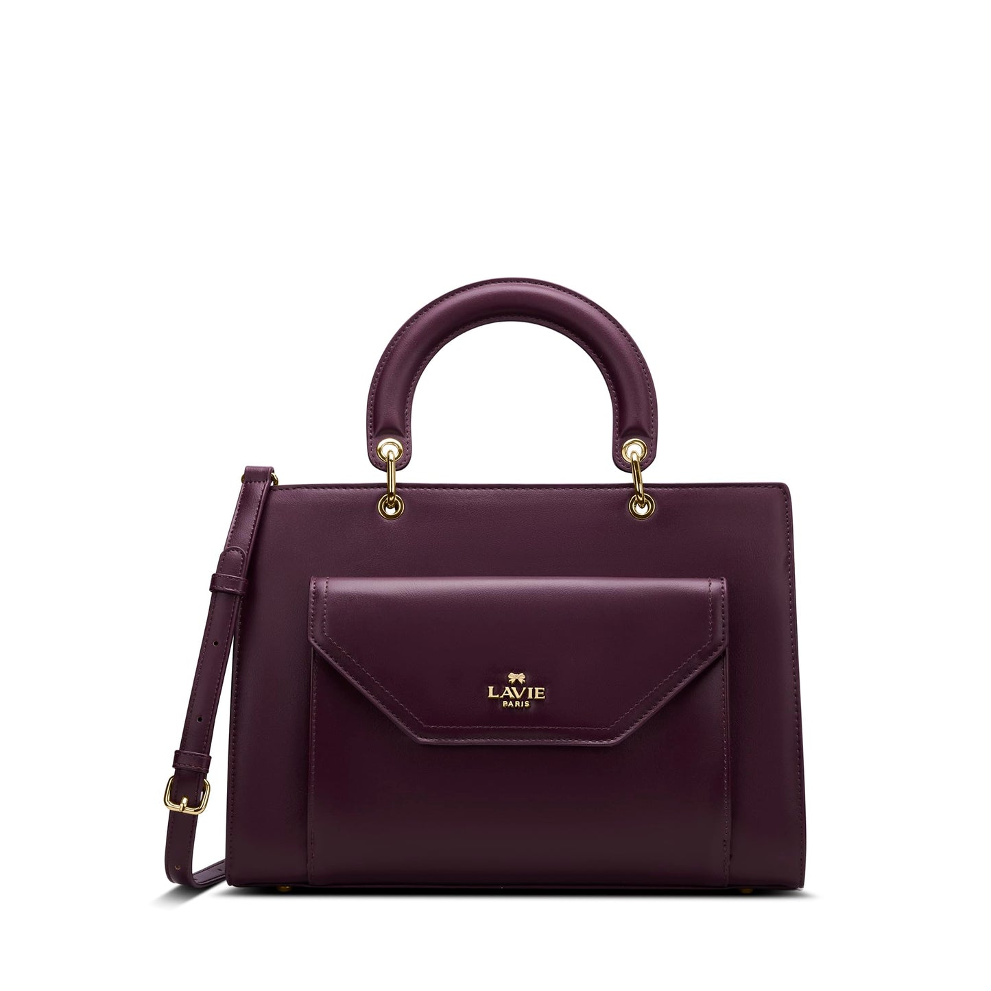 LAVIE PARIS Women's Pisa Box Satchel Bag | Satchel Handbag for Work | Ladies Purse | Stylish Shoulder Bag | Gift for Women