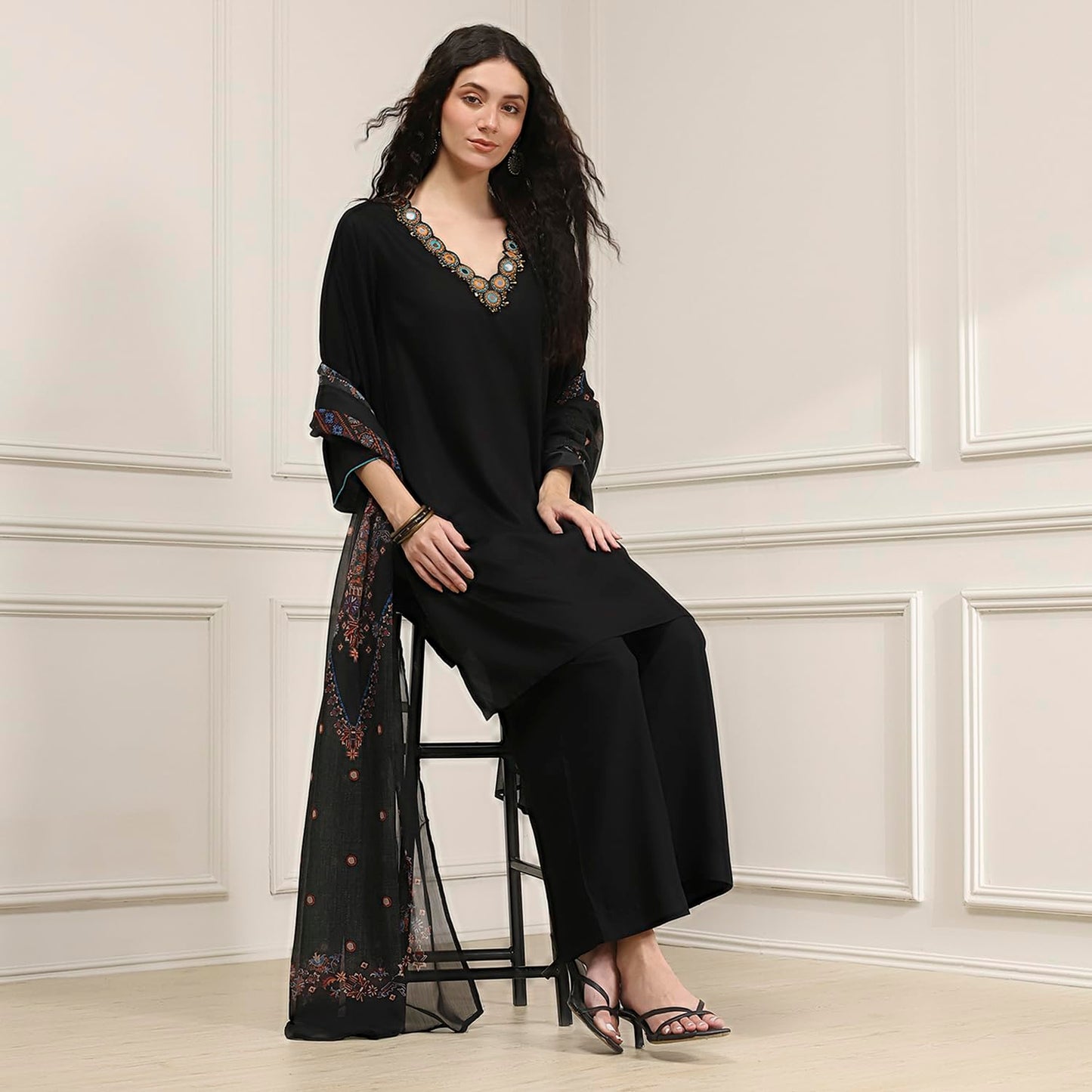 BIBA Womens Kurta Set