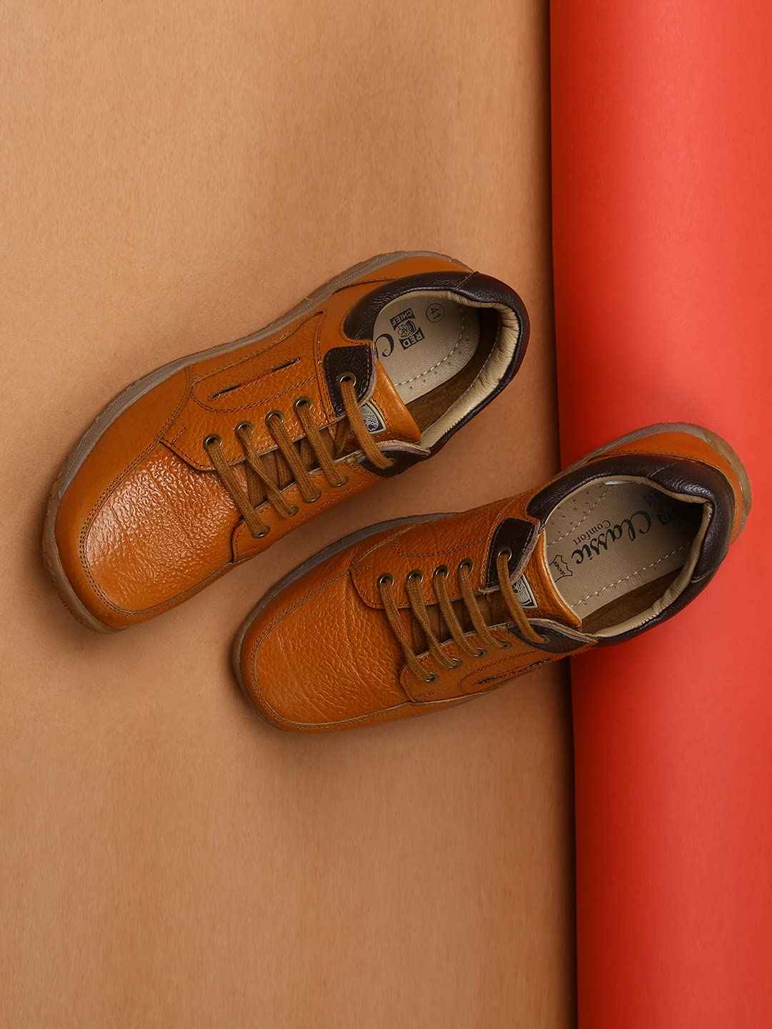 Red Chief Lace Up | Casual Shoes for Men | Elephant Tan | TPR Sole