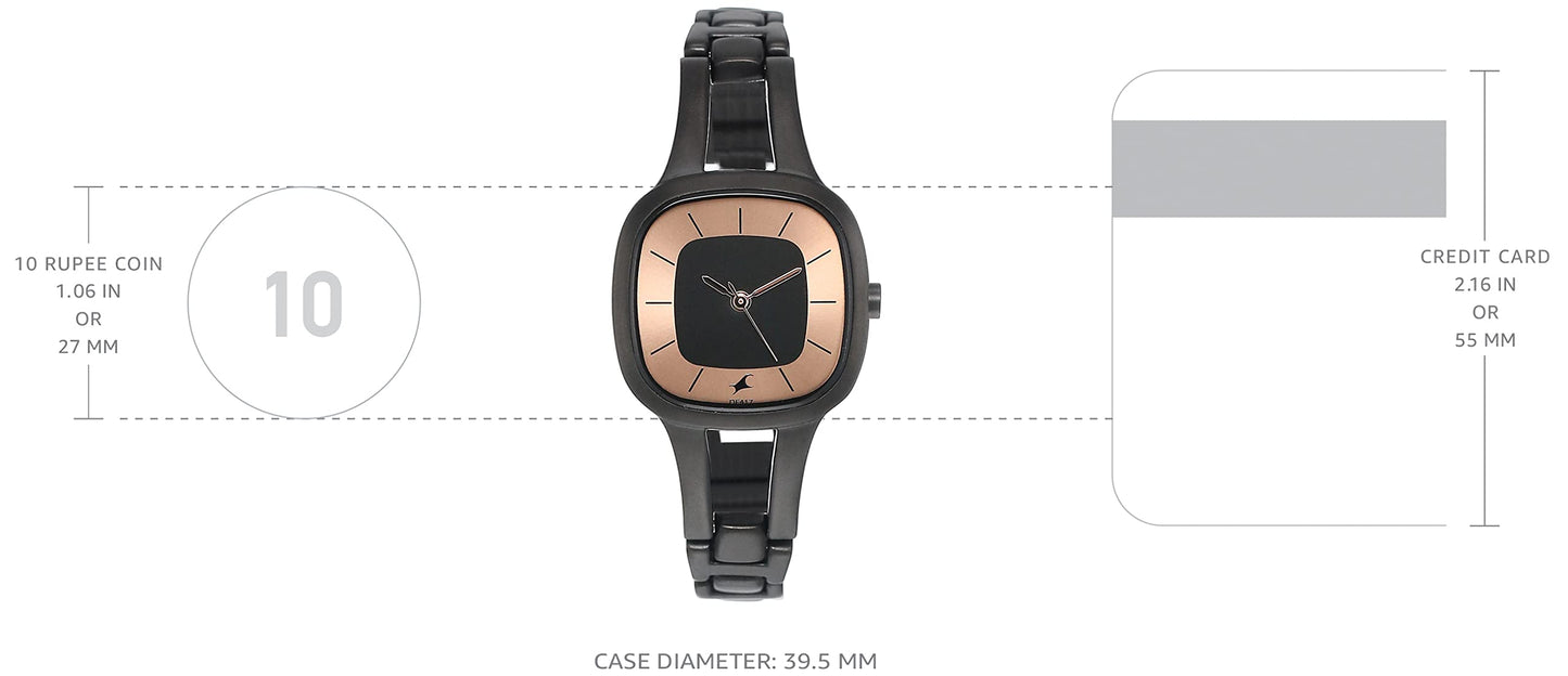 Fastrack Analog Rose Gold Dial Women's Watch NM6147NM01 / NL6147NL01