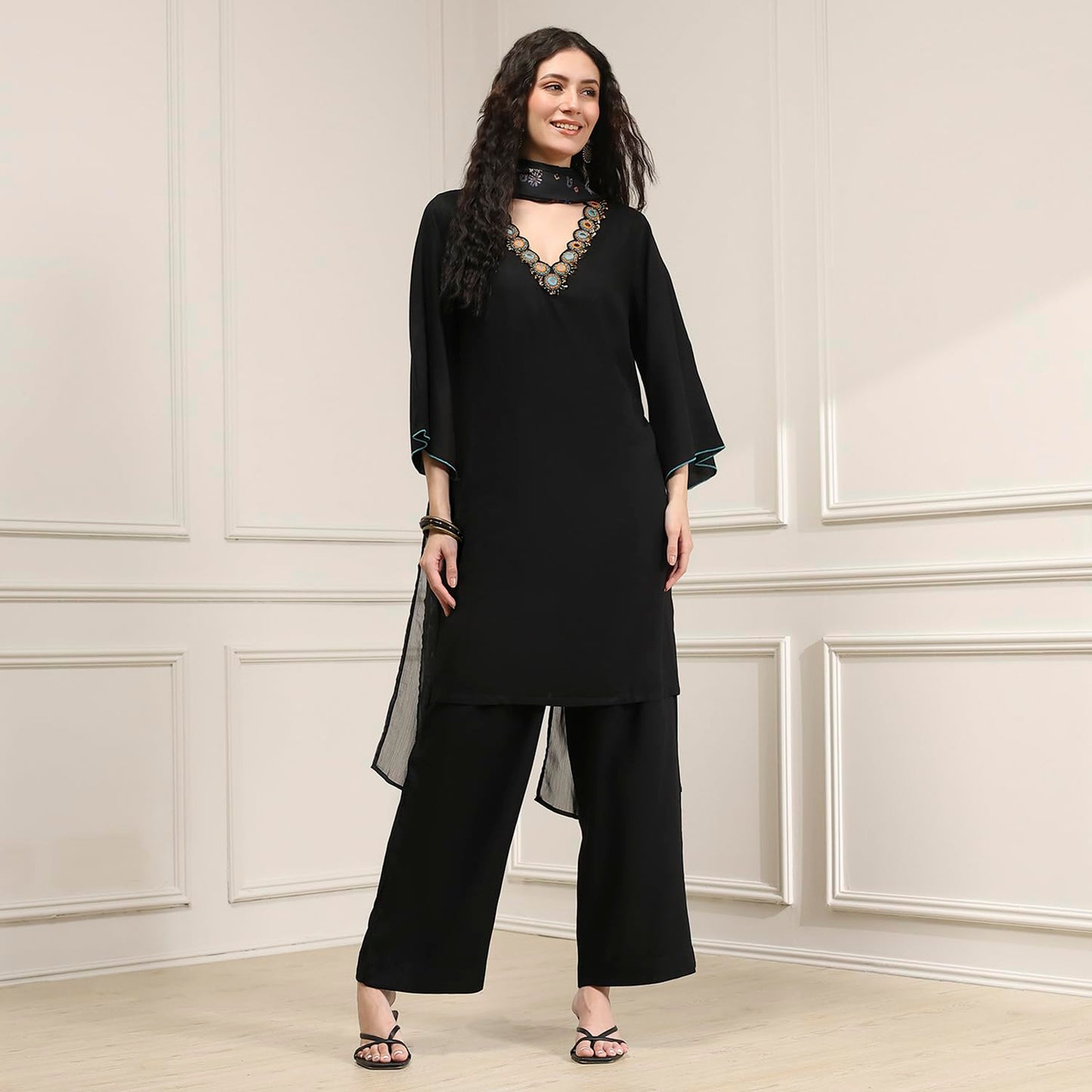 BIBA Womens Kurta Set