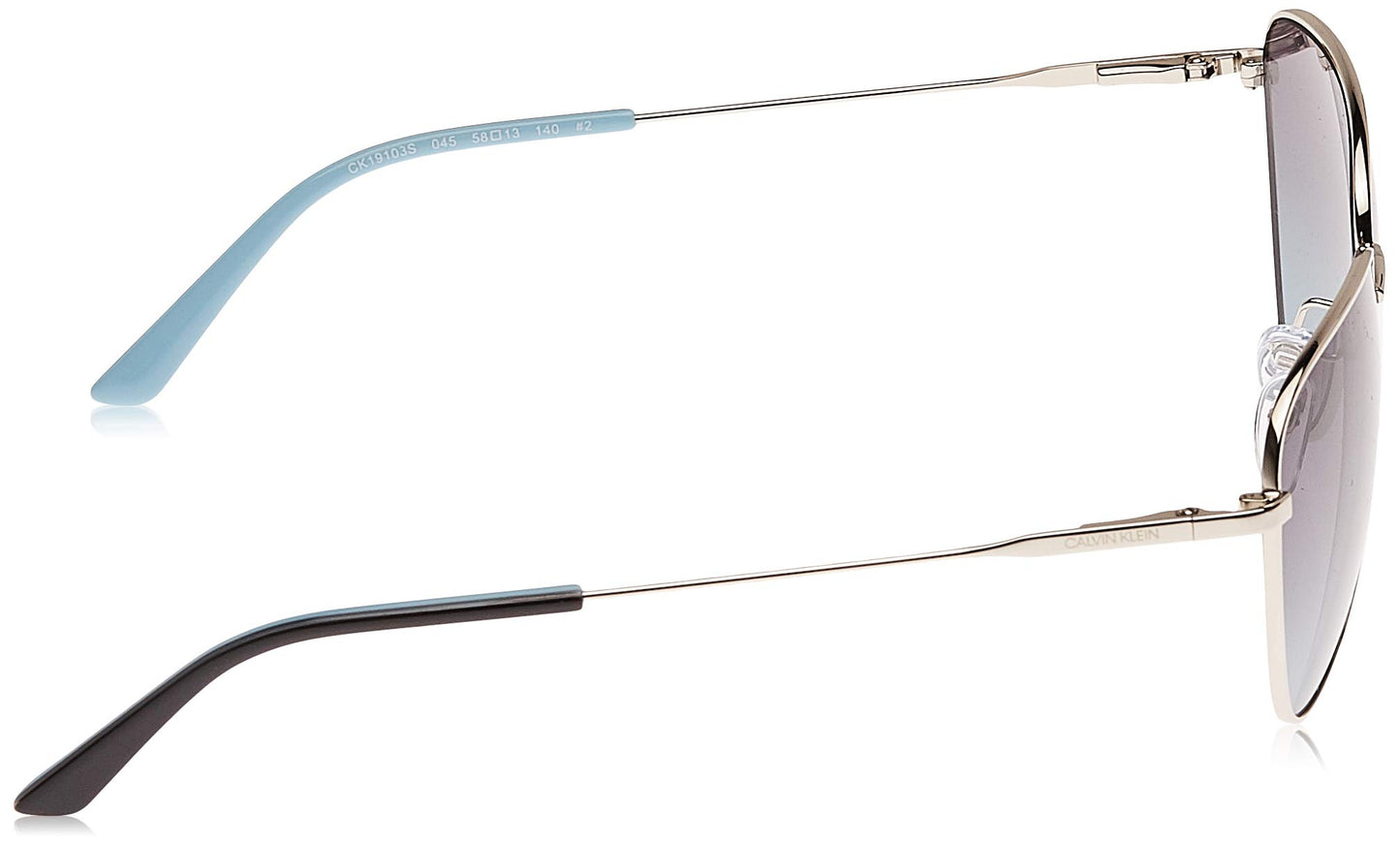 Calvin Klein Gradient Aviator Women Sunglasses - (CK 19103 045 58 S |58| Grey Color Lens)