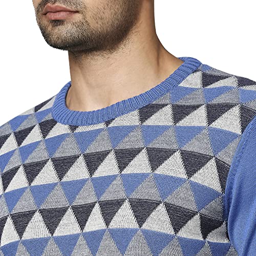 Raymond Medium Blue Sweater (Size: 42)-RMWX01148-B5