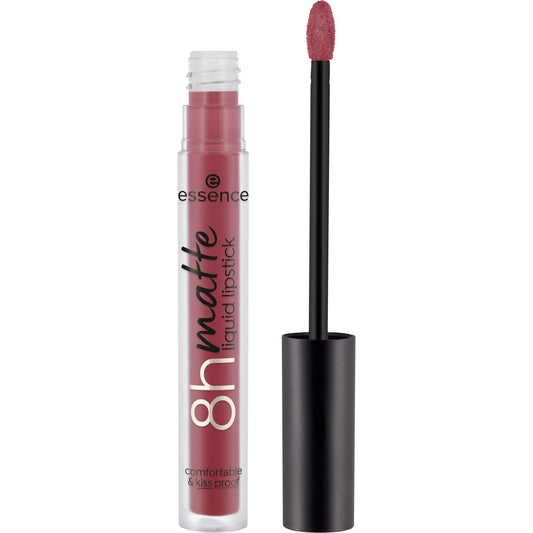 essence Matte Liquid Lipstick, #08, Red, Durable, Mattifying, Quick Dry, Mattifying, Matte, Vegan, Waterproof, Oil Free, Alcohol Free, 3 ml